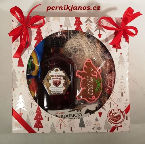 Dárkové balení - Vánoční s perníkovou medovinou