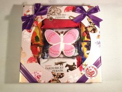 Dárkové balení Motýl - kazeta s kulatým průhledem